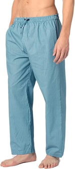 Men's Super Soft Woven Pajama & Sleep Long Lounge Pants