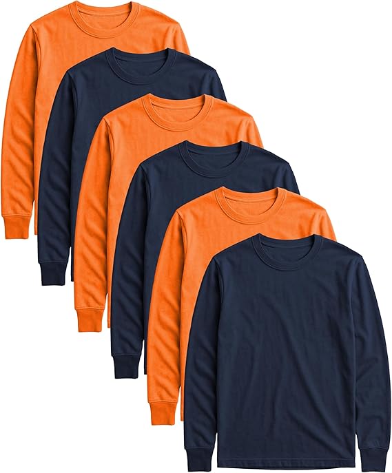 Men's Midweight Cotton Long-Sleeve Crewneck