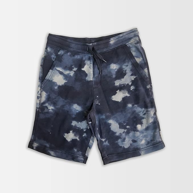 Boys Fleece Jogger Shorts Drawstring Basketball Sport Shorts