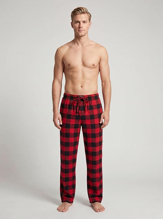 Men's Lounge Pants Lightweight, Ultra-Soft Brushed Woven Fabric