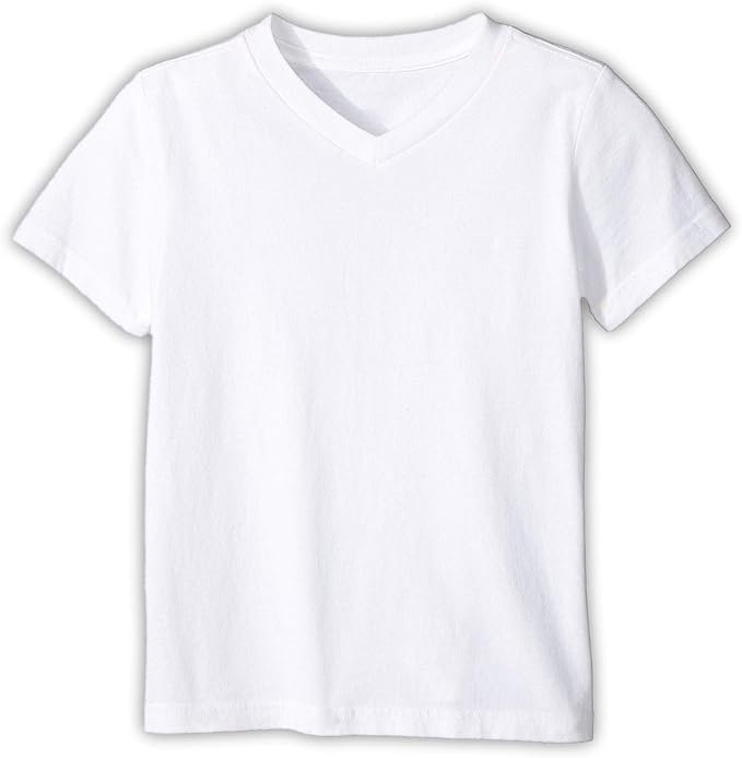 Boys' V Neck Cotton T Shirt