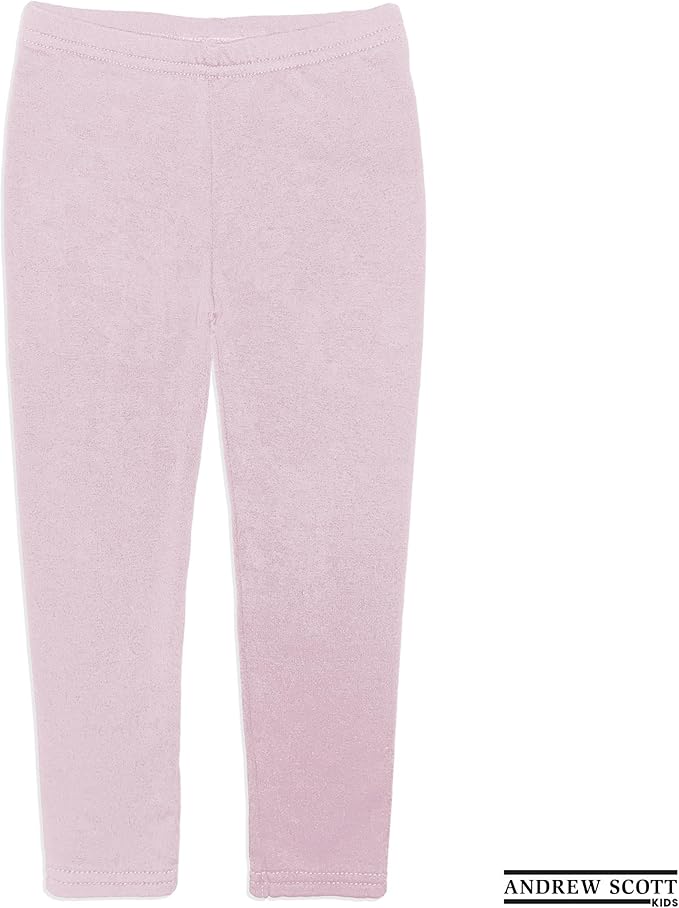 Toddler / Little Kids Unisex Cotton Stretch Snug Fitting Long Pant Leggings