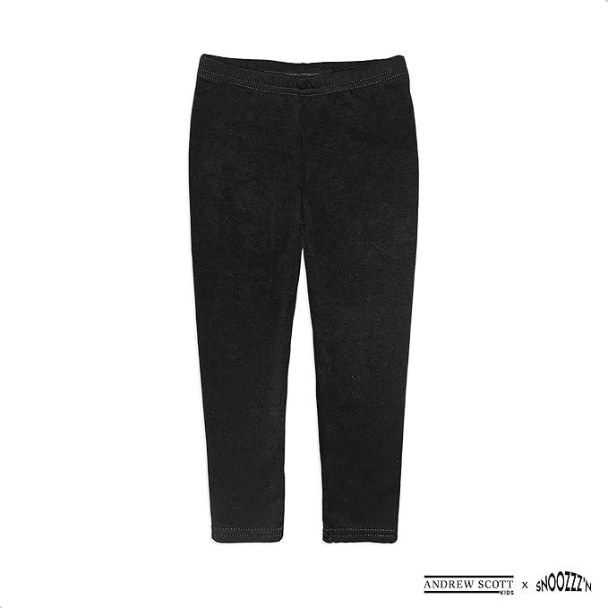 Toddler / Little Kids Unisex Cotton Stretch Snug Fitting Long Pant Leggings