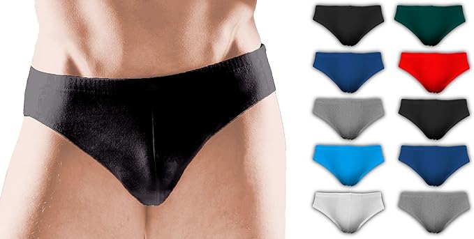 Men's All Natural Cotton Sport Briefs