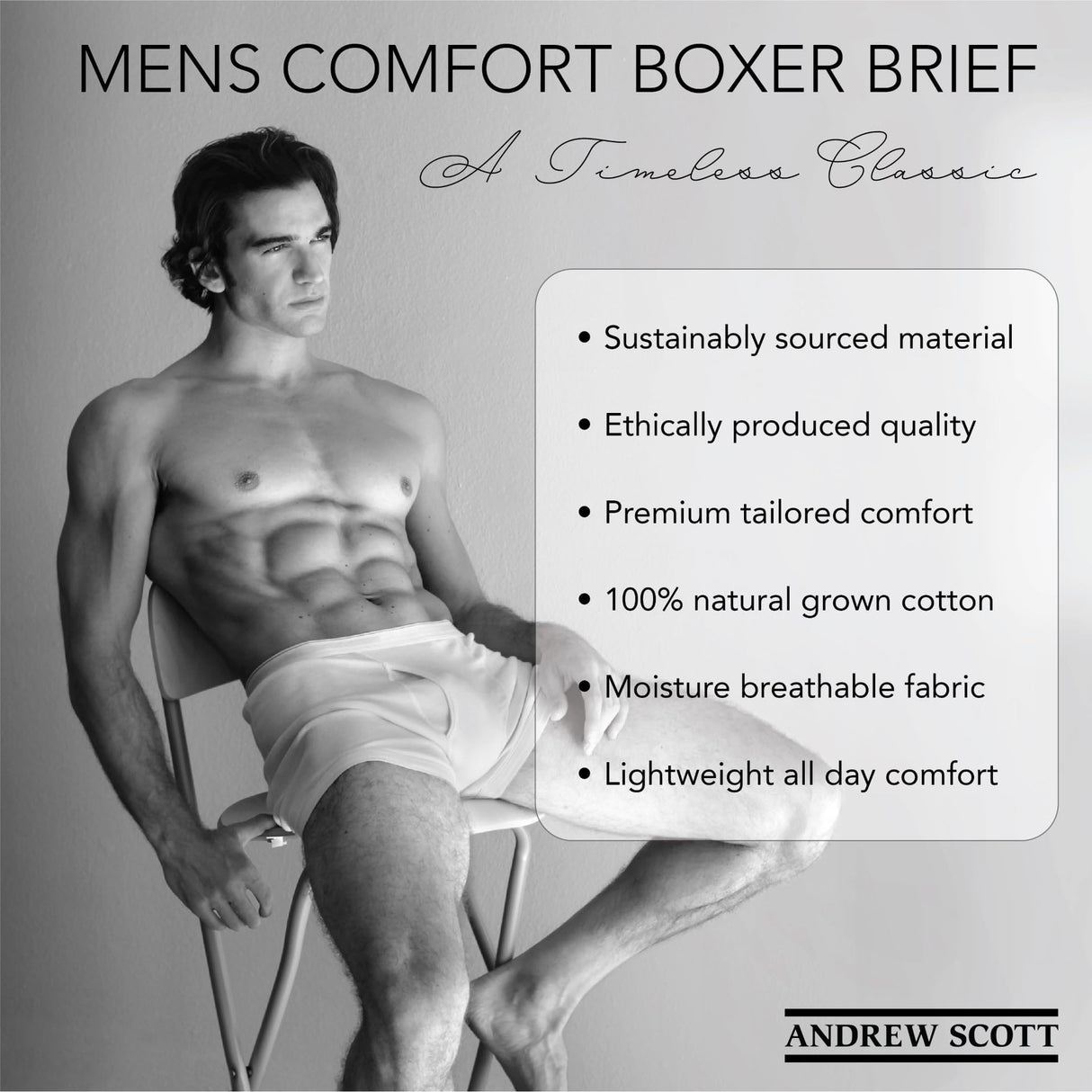Men's Cotton Blend Boxer Shorts