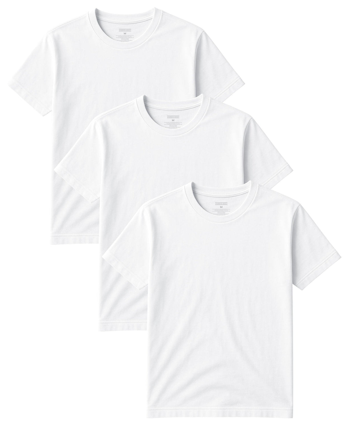 Men's Classic Crew Neck Short Sleeve Cotton Undershirts / T Shirts