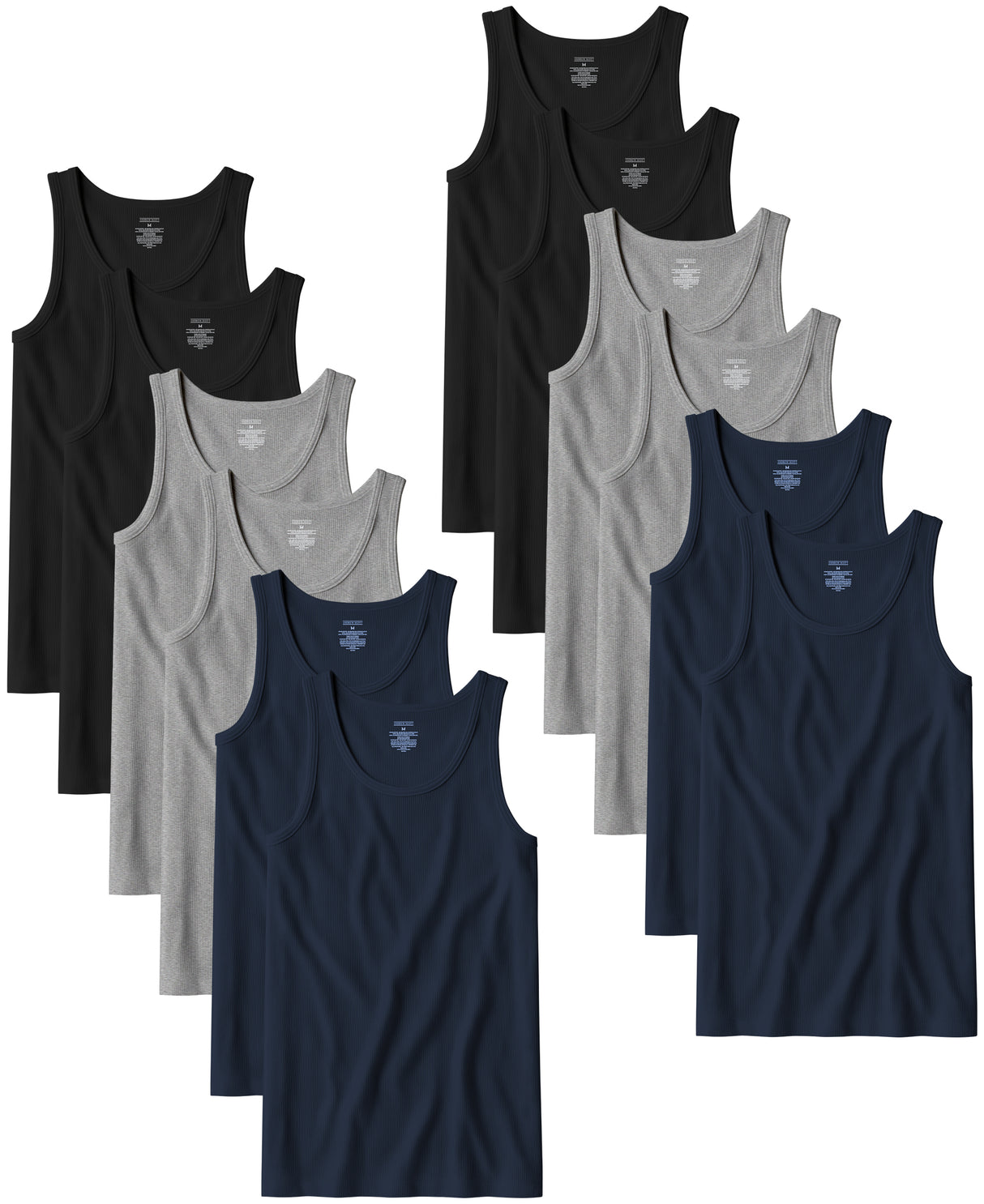 Men's Cotton A-Shirt Tanks (Multi-Packs)
