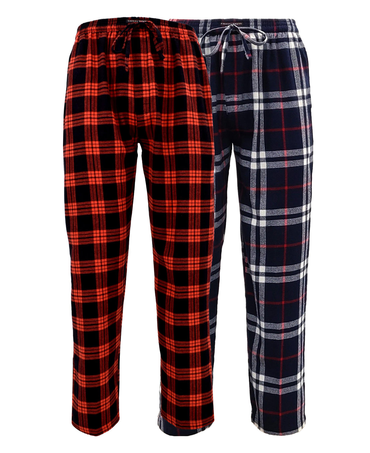 Men's Cotton Super Soft Flannel Plaid Pajama Pants