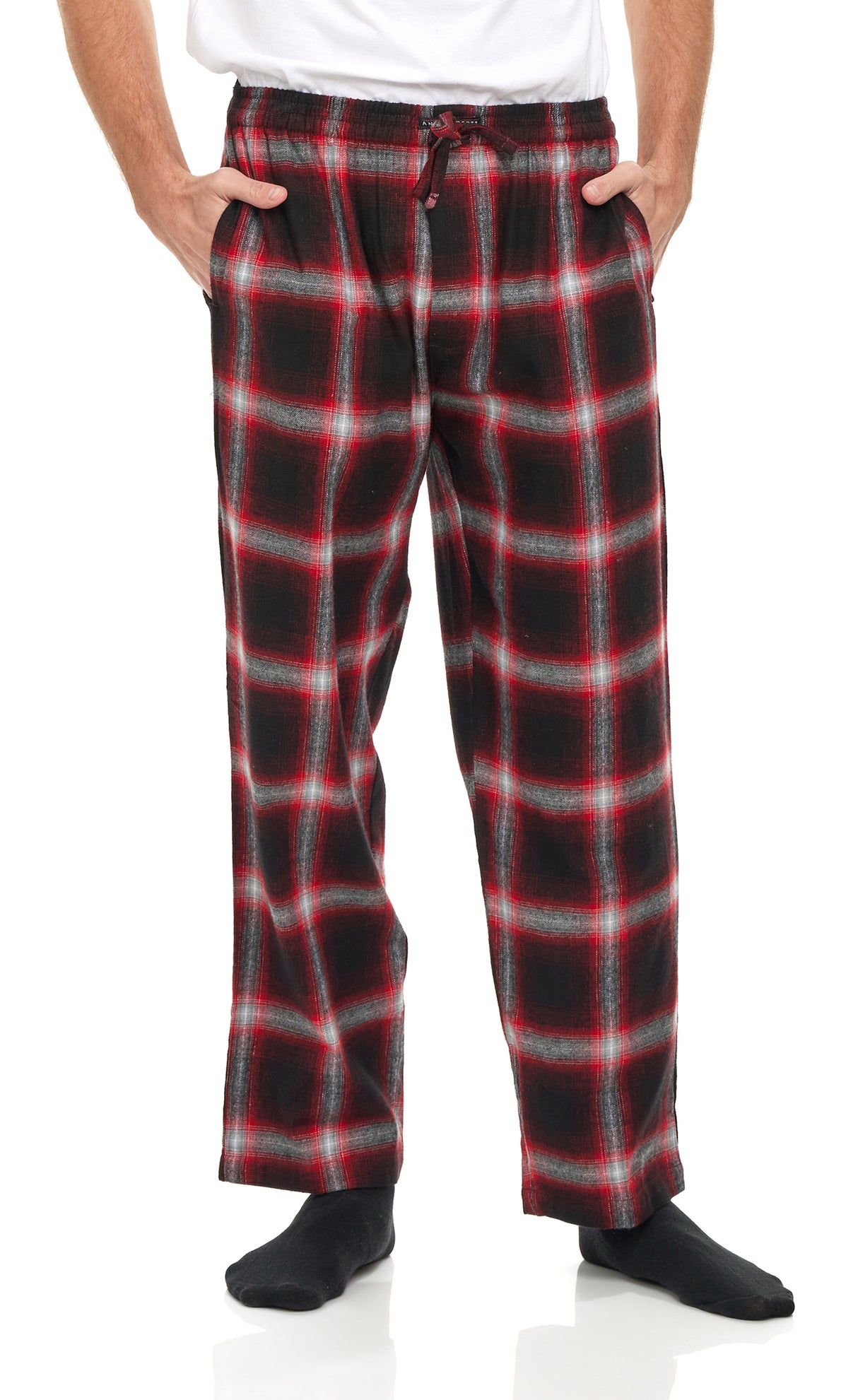 Men's Cotton Super Soft Flannel Plaid Pajama Pants