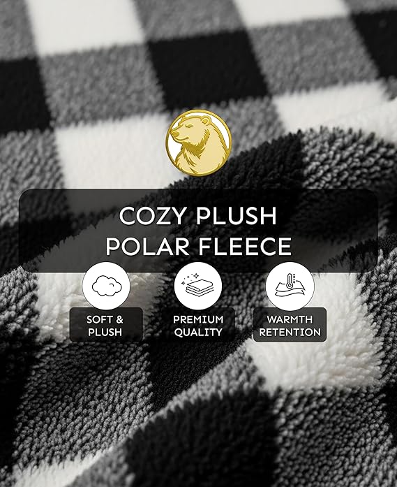 Women's Hooded Plush Fleece Bathrobe