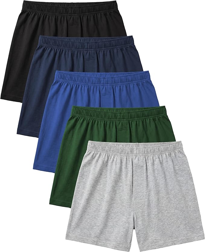 Men's Cotton Knit Sleep Boxers