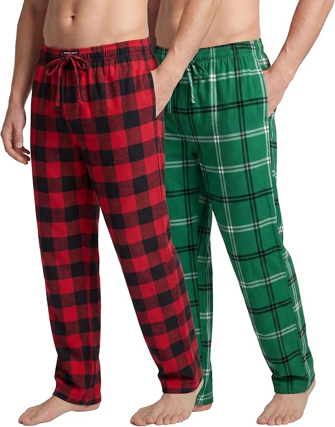 Men's Lounge Pants Lightweight, Ultra-Soft Brushed Woven Fabric