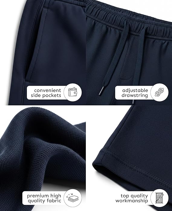 Men's French Terry Drawstring Shorts