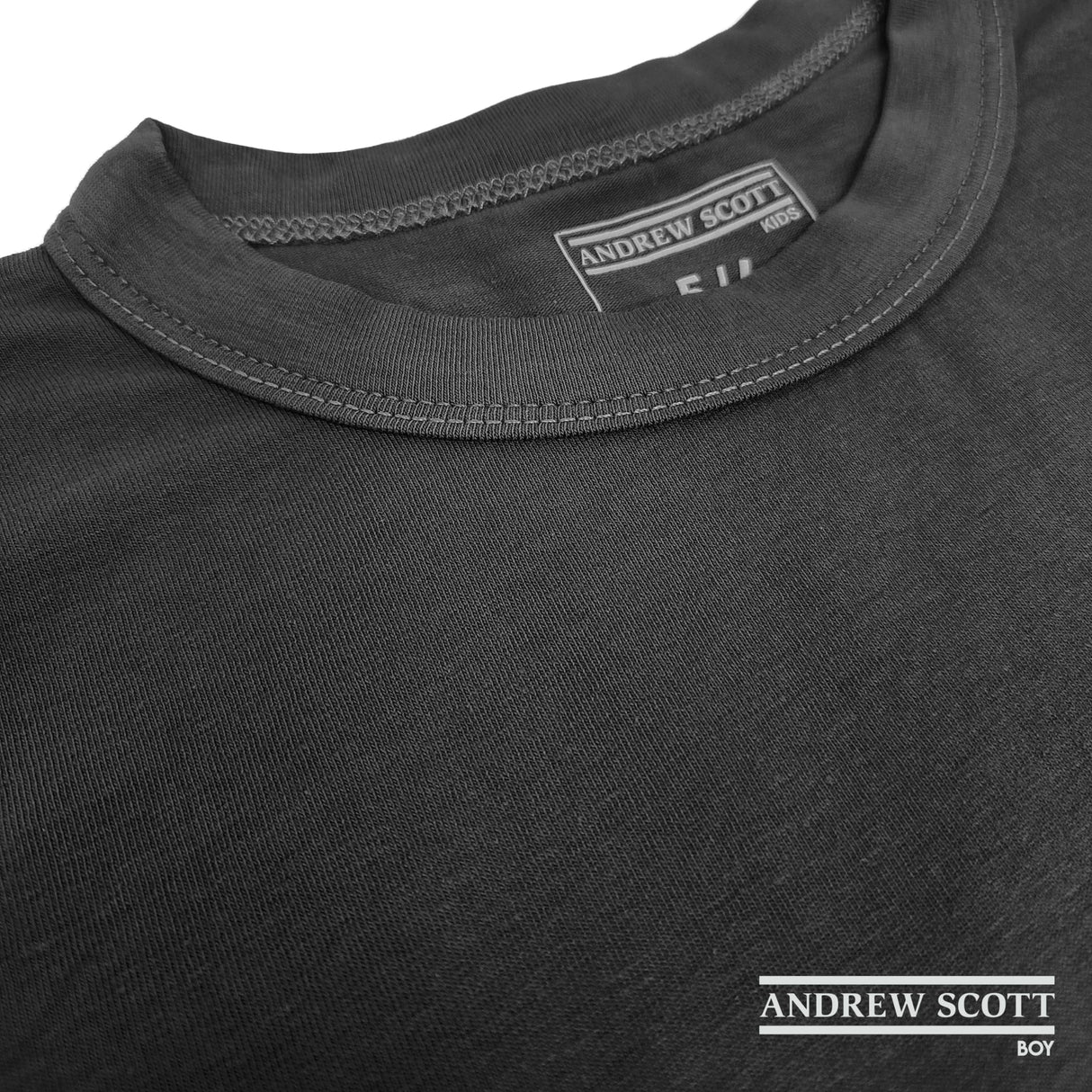 Boys Long Sleeve Cotton Base Layer Stretch Performace Tops