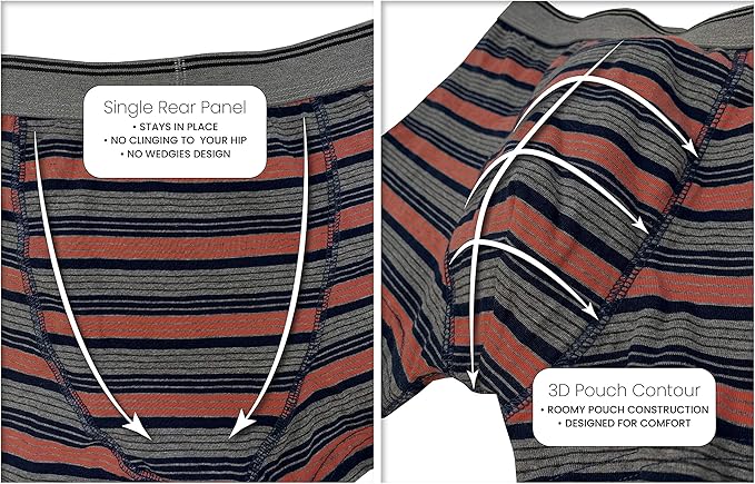 Men's Cotton Stretch Boxer Briefs