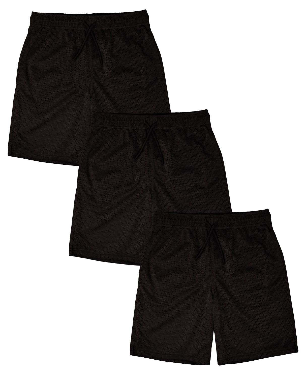 Boys Active Performance & Mesh Style Basketball Sport Shorts