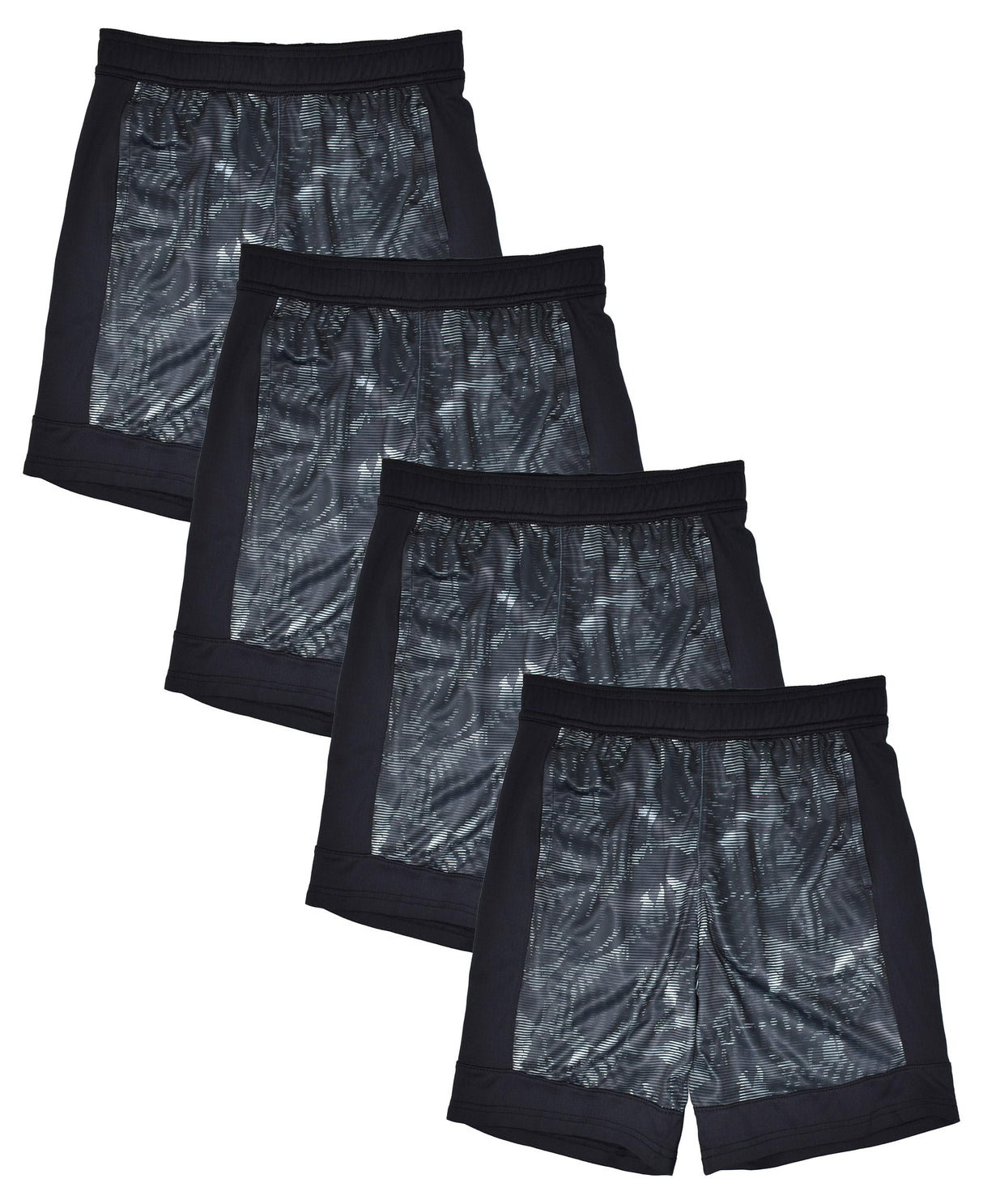 Boys Active Performance & Mesh Style Basketball Sport Shorts