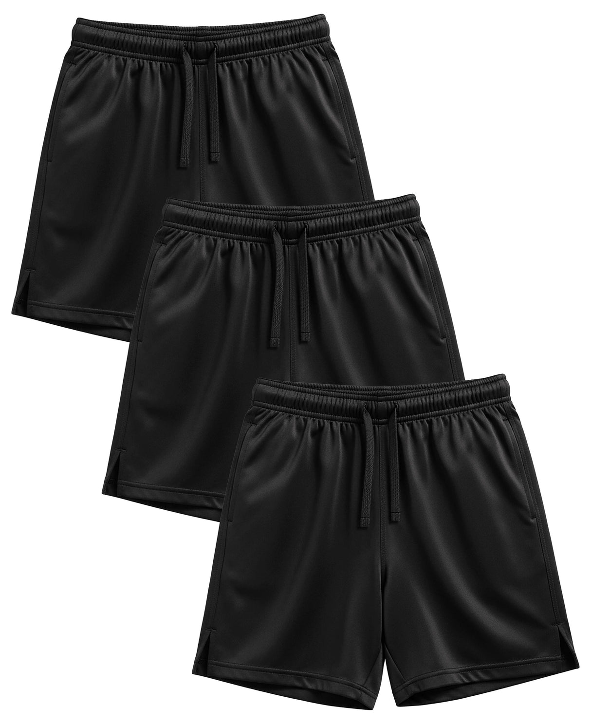 Boys Active Performance & Mesh Style Basketball Sport Shorts