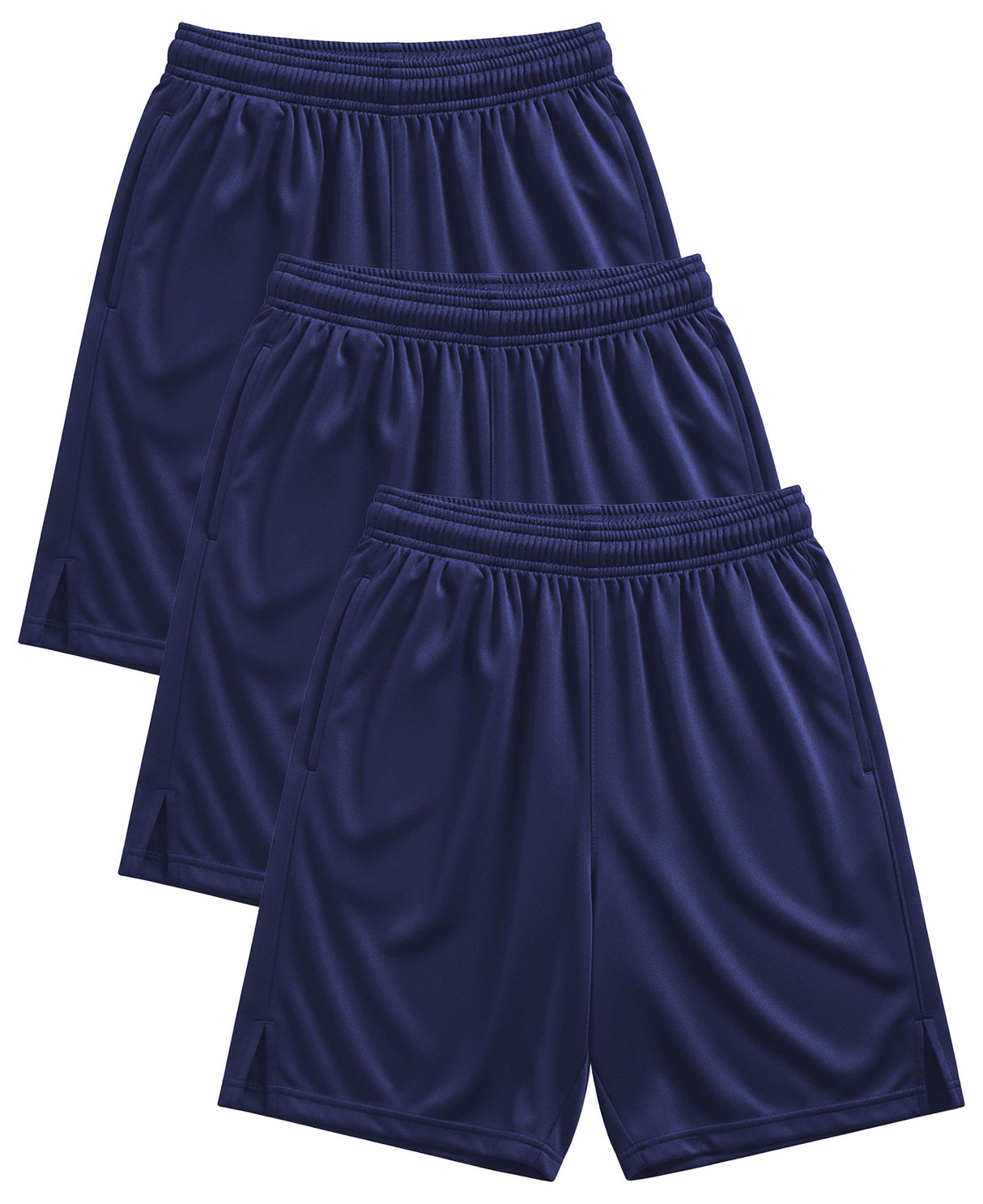 Boys Active Performance & Mesh Style Basketball Sport Shorts