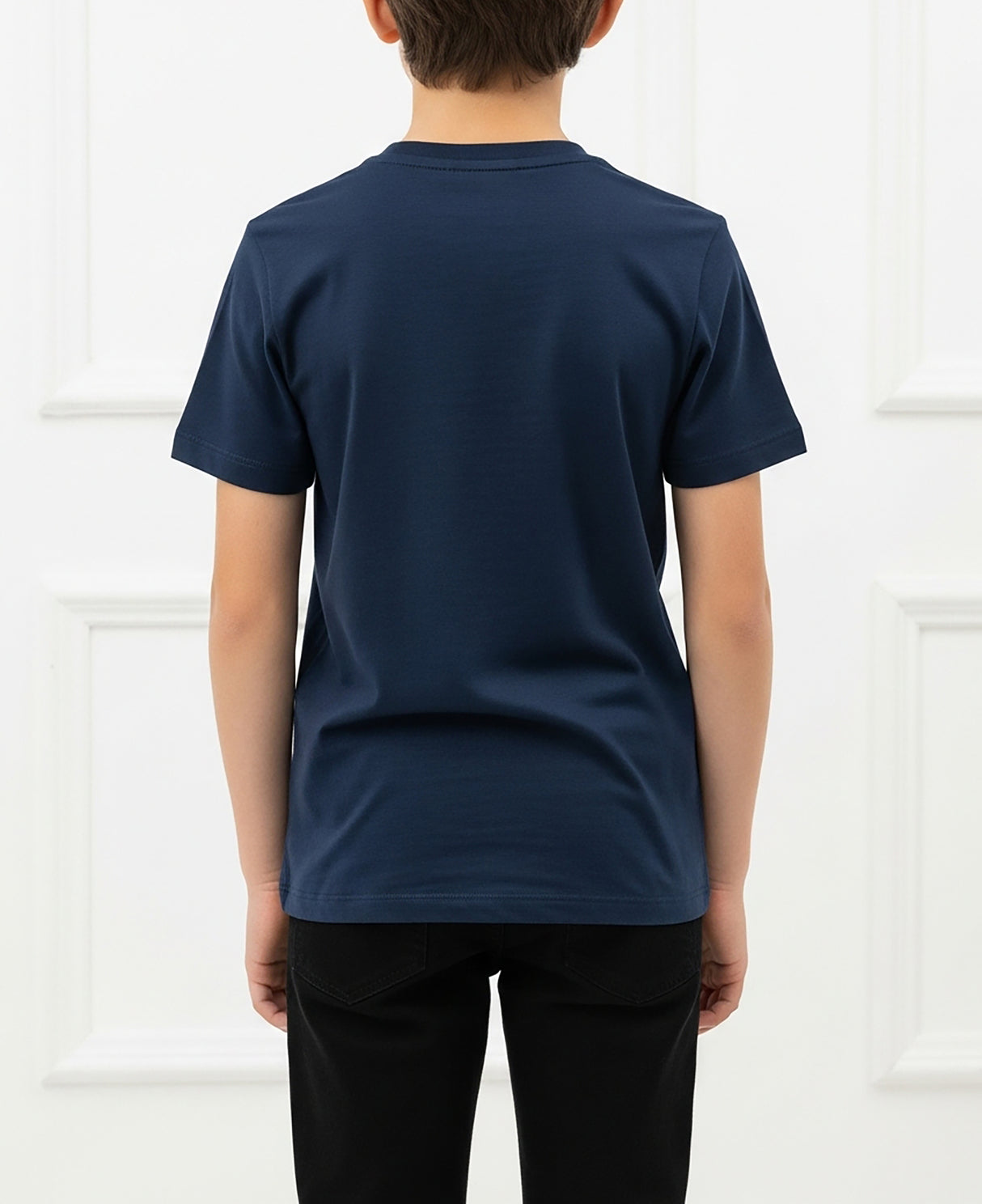Boys' Cotton Stretch V Neck T Shirts
