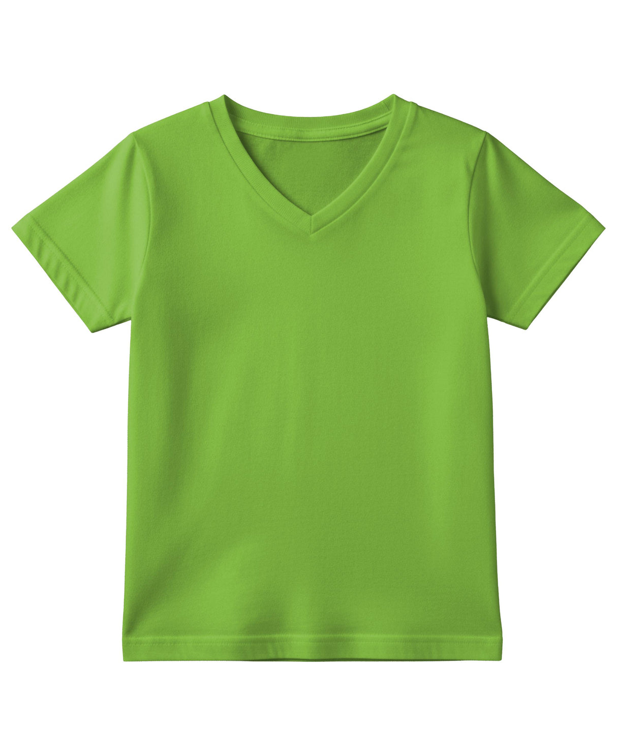 Boys Long Sleeve Cotton Base Layer Stretch Performace V-Neck Tops