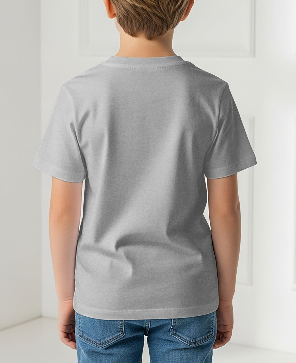 Boys' Crew-Neck Color T Shirt