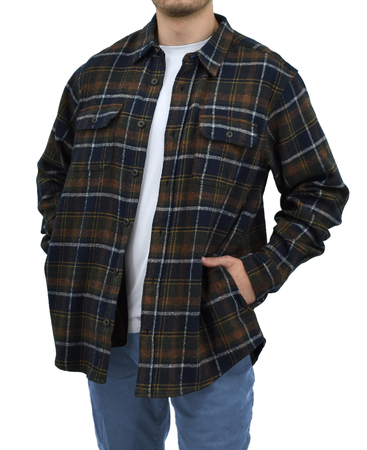Mens' Flannel All Season Shirt Jacket