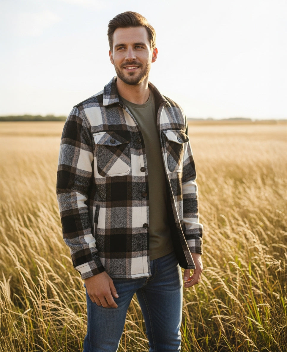Mens' Flannel All Season Shirt Jacket