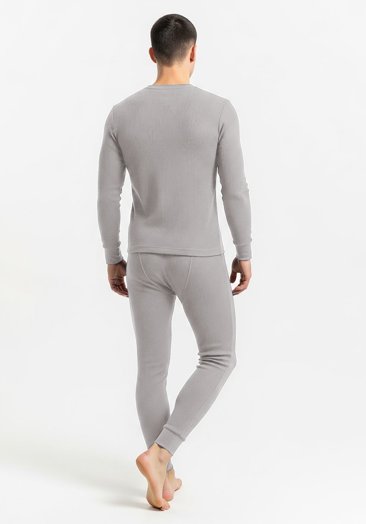Men's Traditional Waffle Thermal Top & Bottom Set