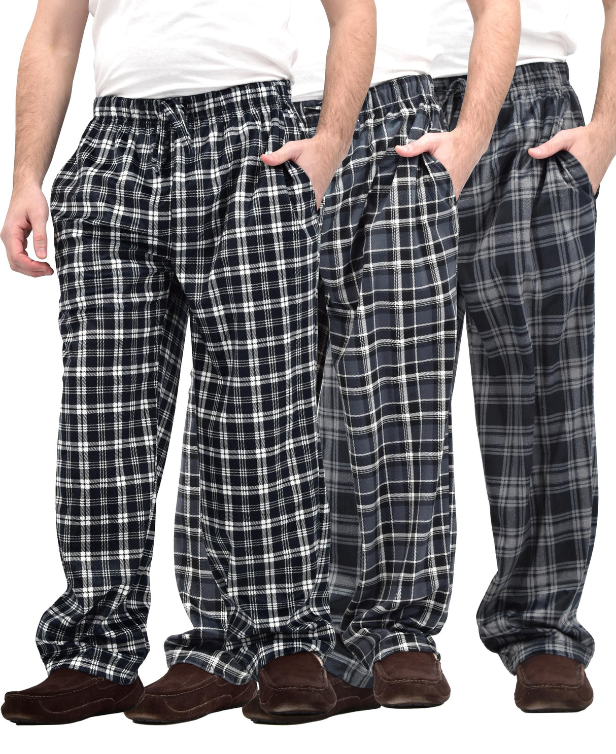 Men's Ultra Soft Minky Fleece Warm Lounge Pants