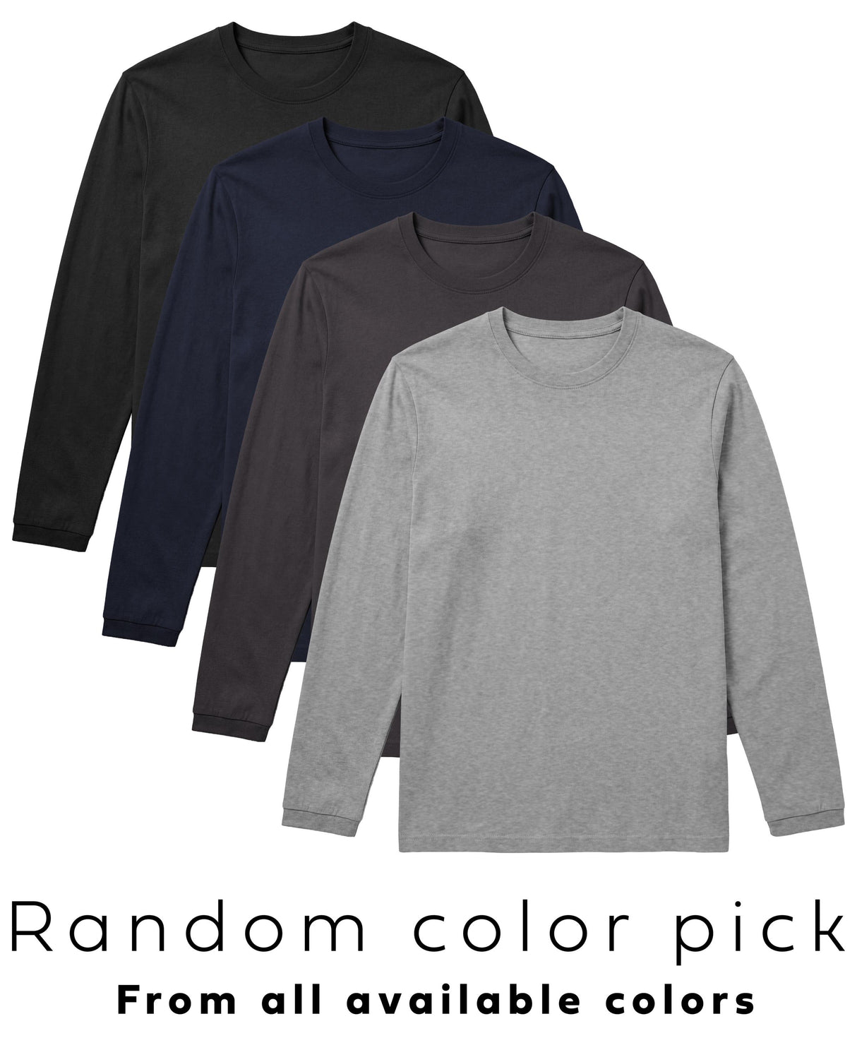 Men's Midweight Cotton Long-Sleeve Crewneck