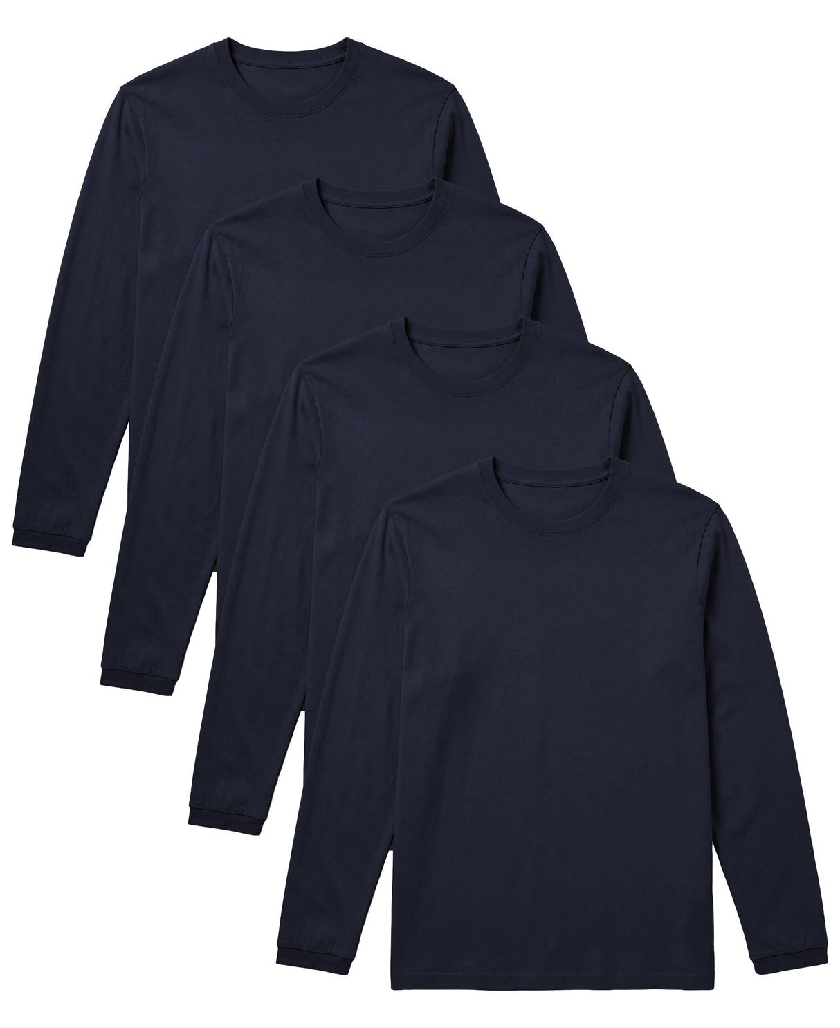 Men's Midweight Cotton Long-Sleeve Crewneck
