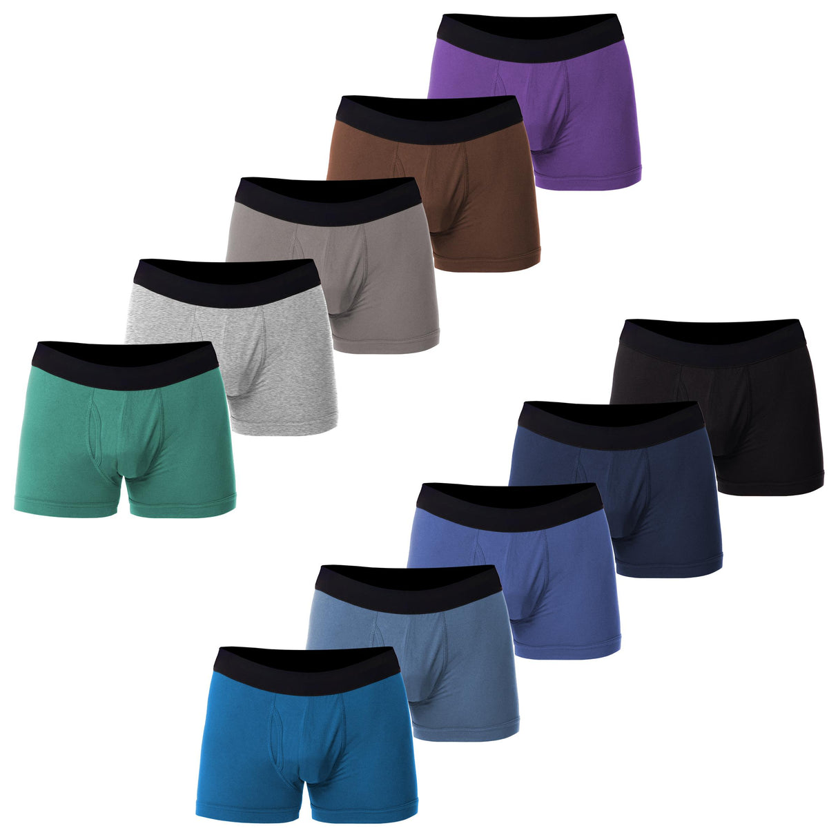 Men's Cotton Stretch Boxer Briefs