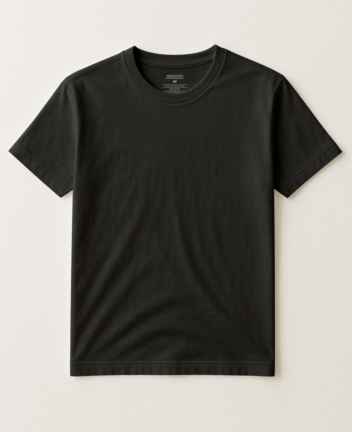 Men's Classic Short Sleeve Cotton Undershirts, Crew Neck T Shirt (Multi-Pack)