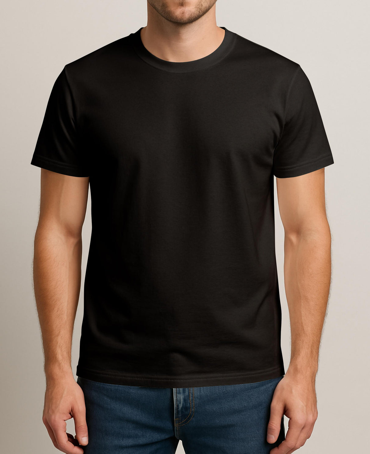 Men's Classic Short Sleeve Cotton Undershirts, Crew Neck T Shirt (Multi-Pack)