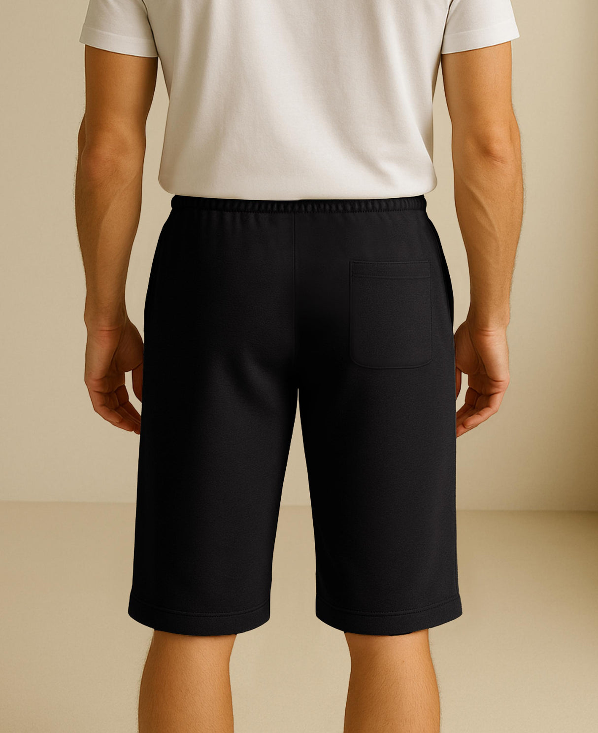 Men's Soft & Light Cotton Drawstring Yoga Lounge & Sleep Jam Shorts/Jersey Shorts with Pockets (3 Pack)