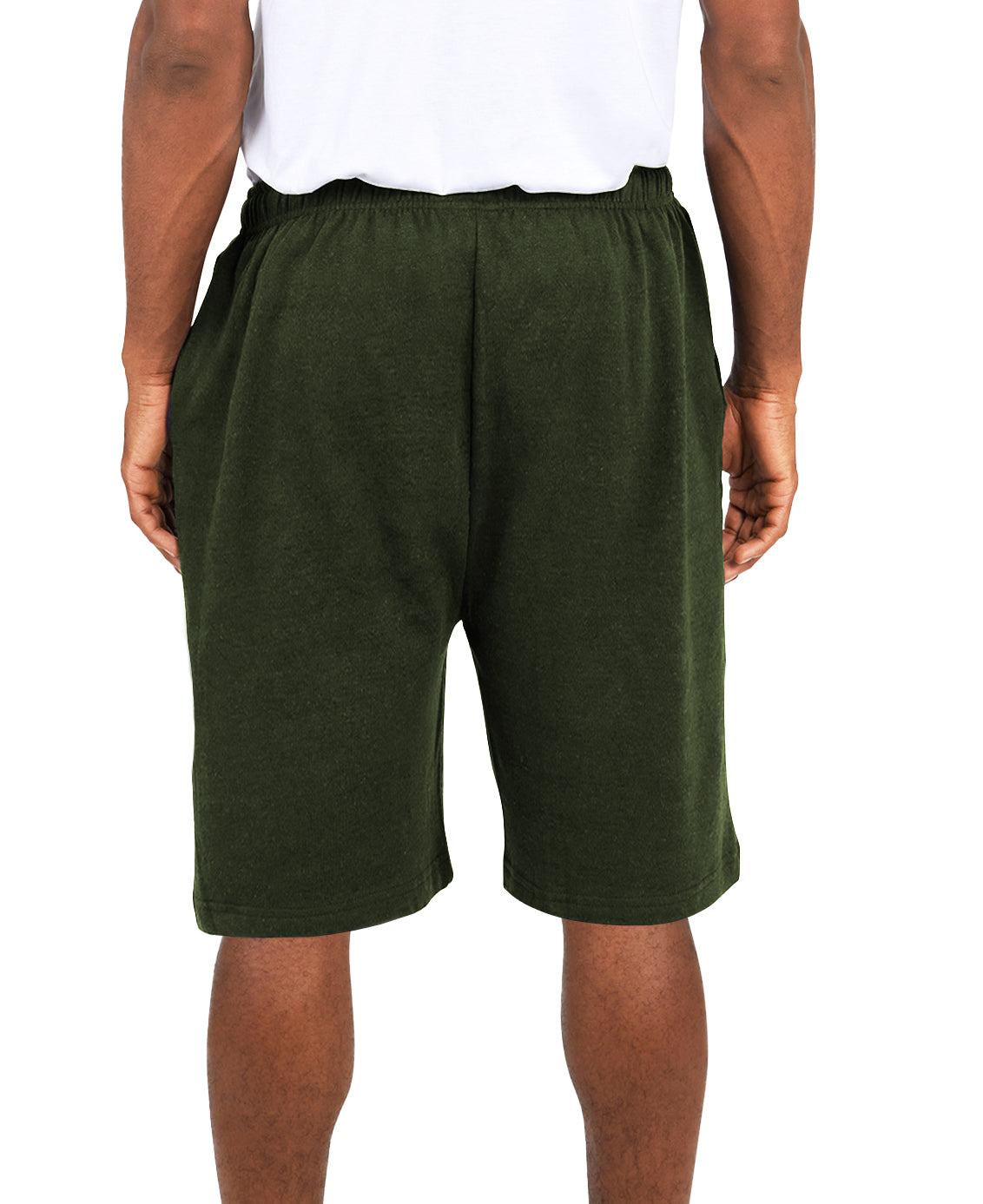 Men's Soft & Light Cotton Drawstring Yoga Lounge & Sleep Jam Shorts/Jersey Shorts with Pockets (3 Pack)