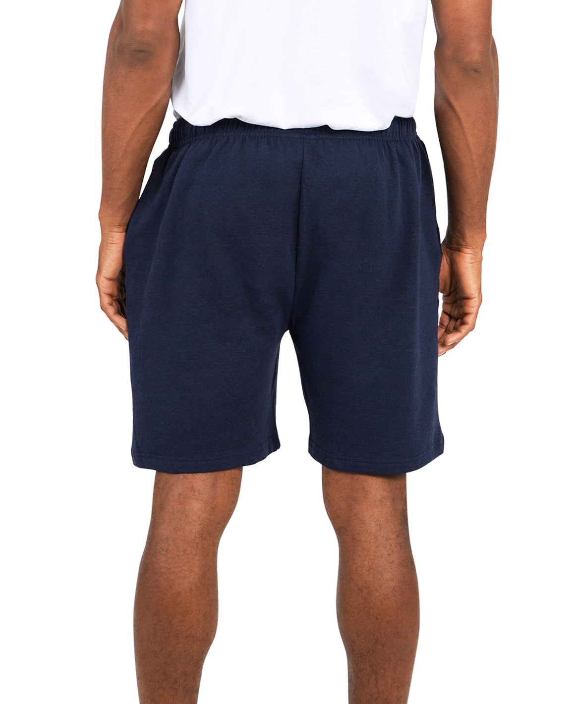 Mens Cotton Knit Athletic Gym Shorts