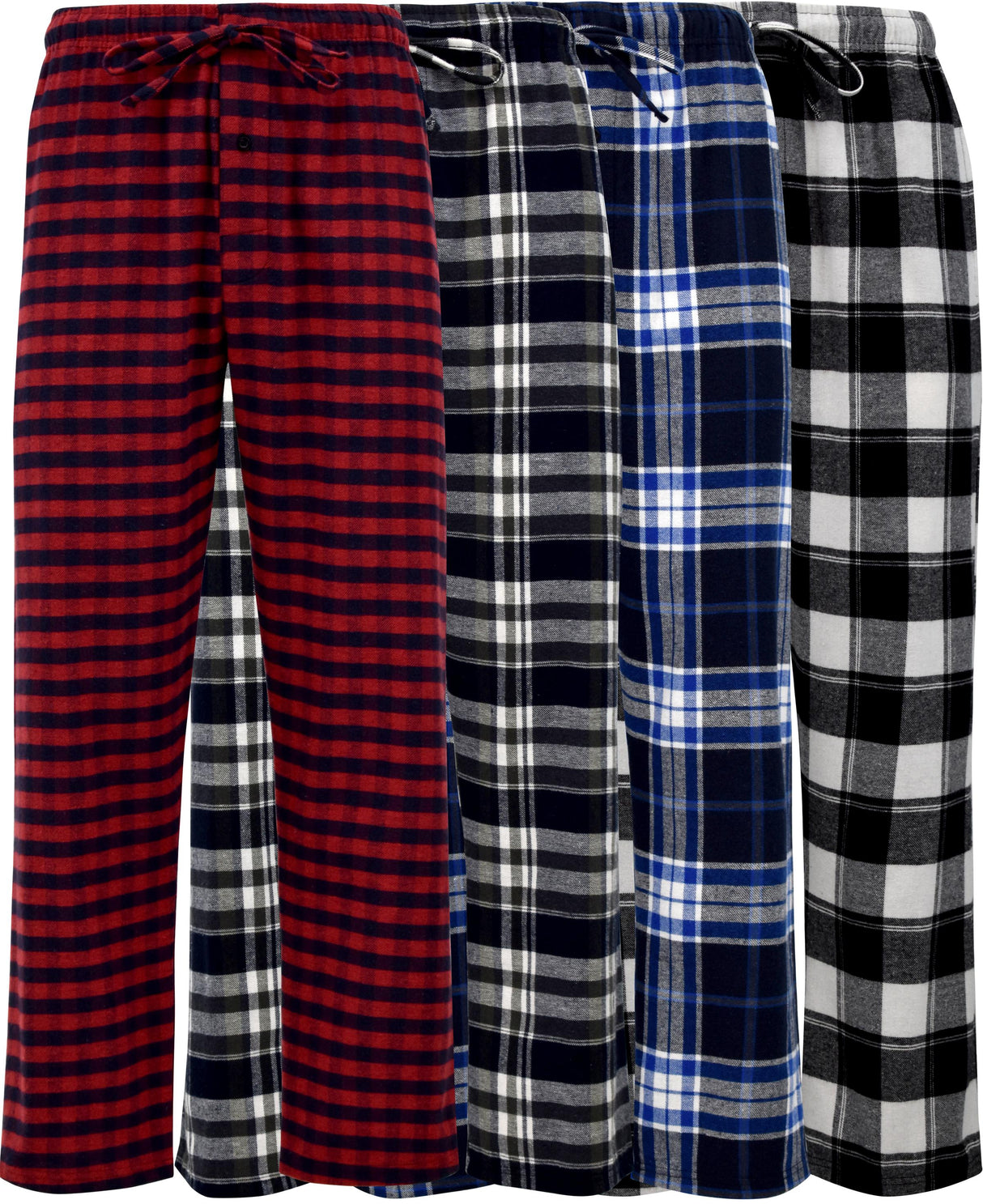 Men's Cotton Super Soft Flannel Plaid Pajama Pants