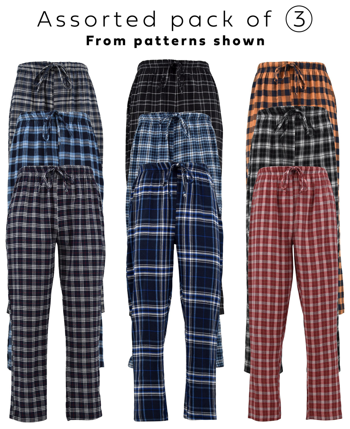 Mens All Season Premium Woven Broadcloth Lounge Pants