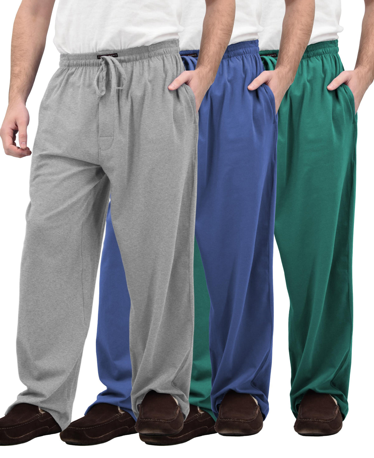 Men's Ultra-Soft Cotton Spandex Lounge Pants