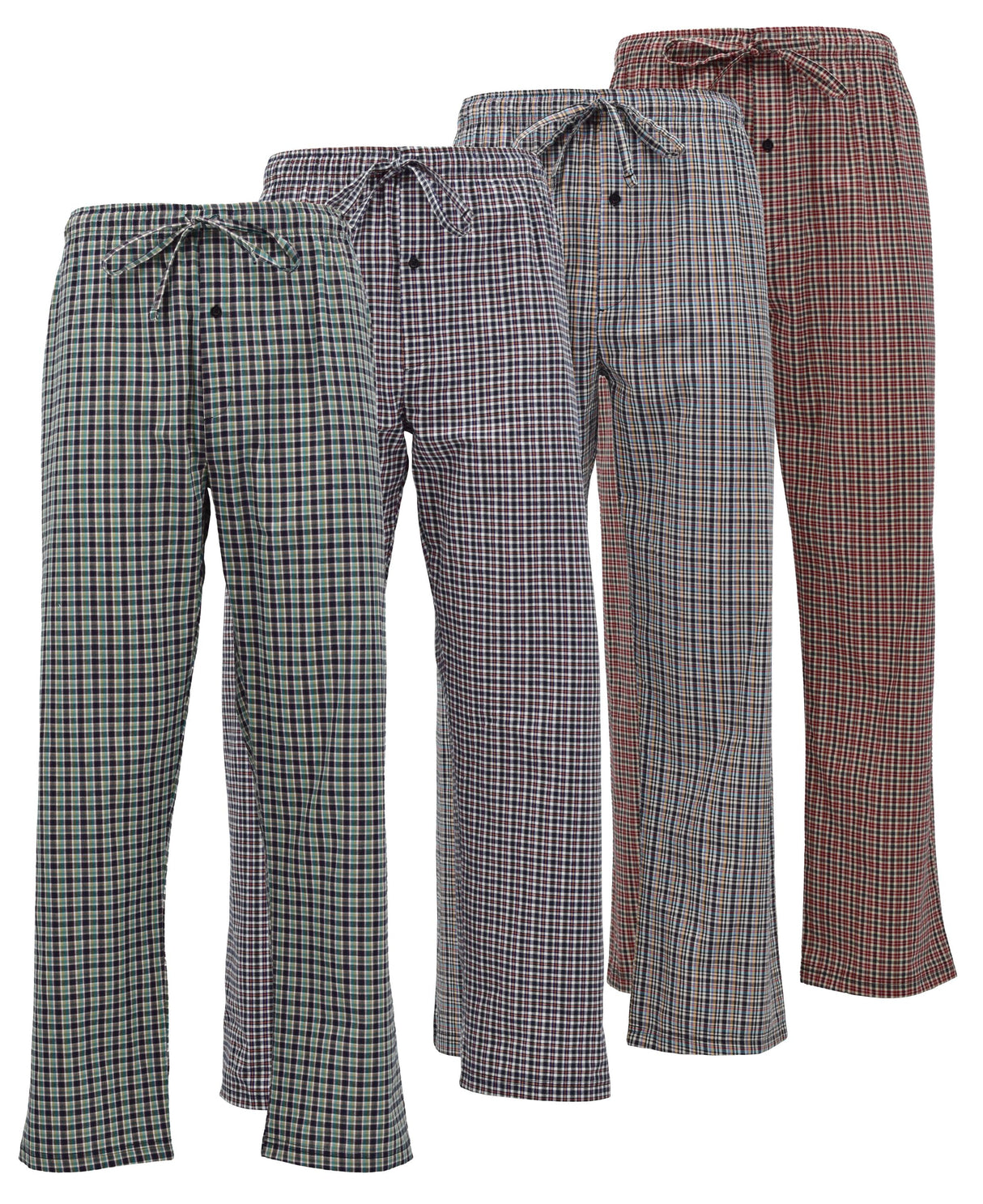Men's 100% Cotton Woven Lounge Pants