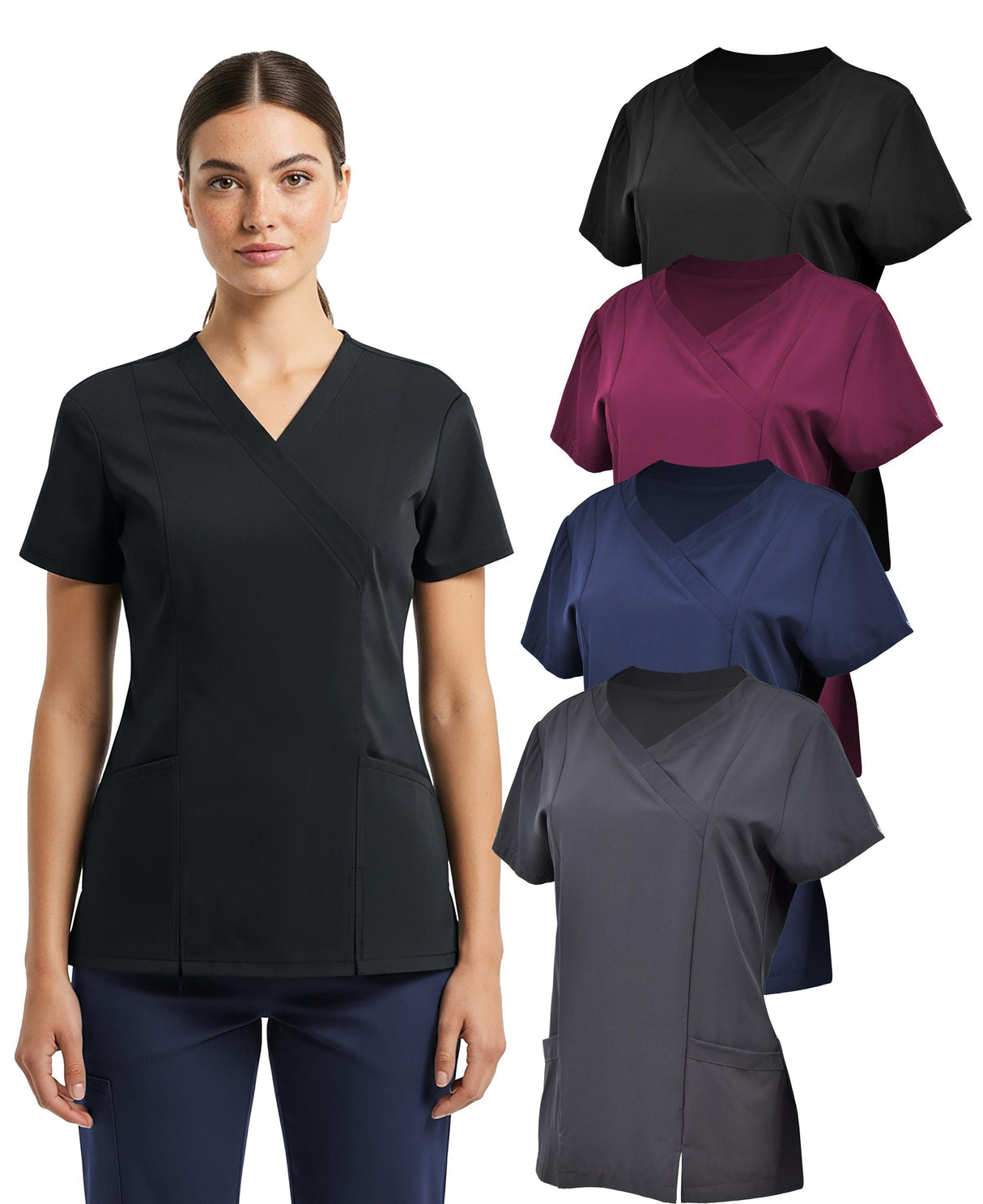Women's Scrub Top V-Neck