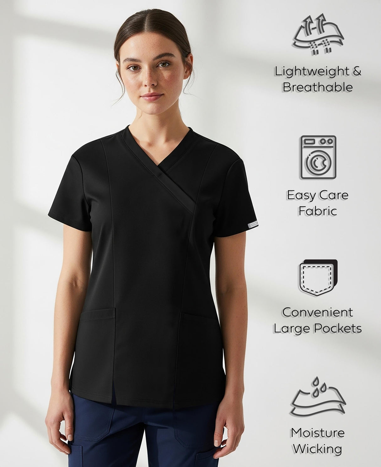 Women's Scrub Top V-Neck