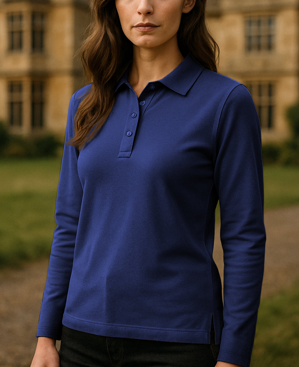 Women's Golf Polo Long Sleeve Polo Shirt