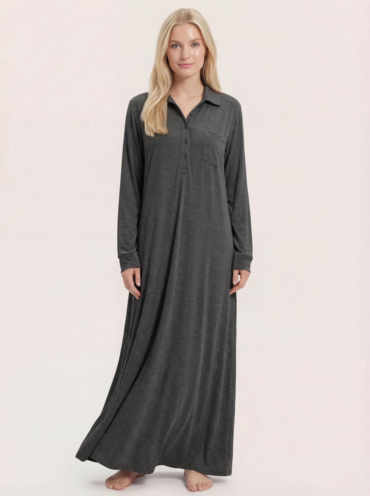 Andrew Scott Women's Cotton Stretch Sleep Nightshirt