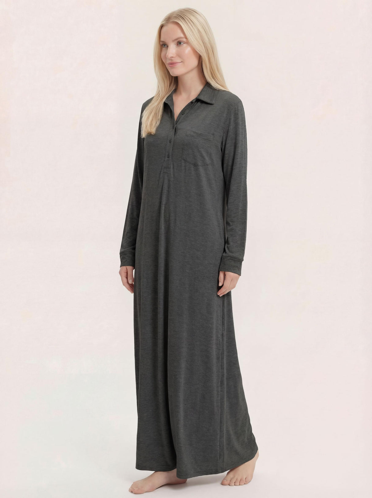 Andrew Scott Women's Cotton Stretch Sleep Nightshirt