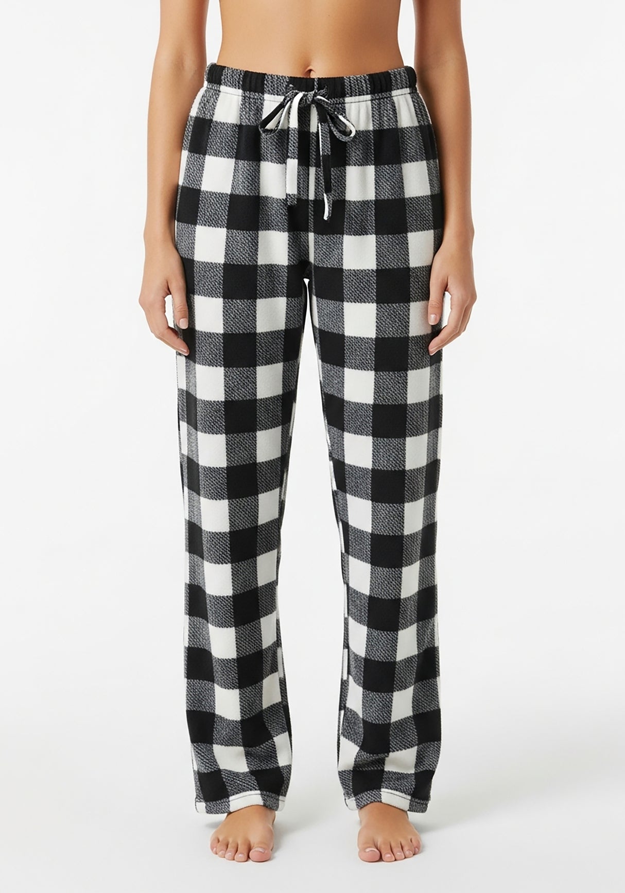 Women's Micro Fleece Plaid Lounge Pants (Multi-Packs)