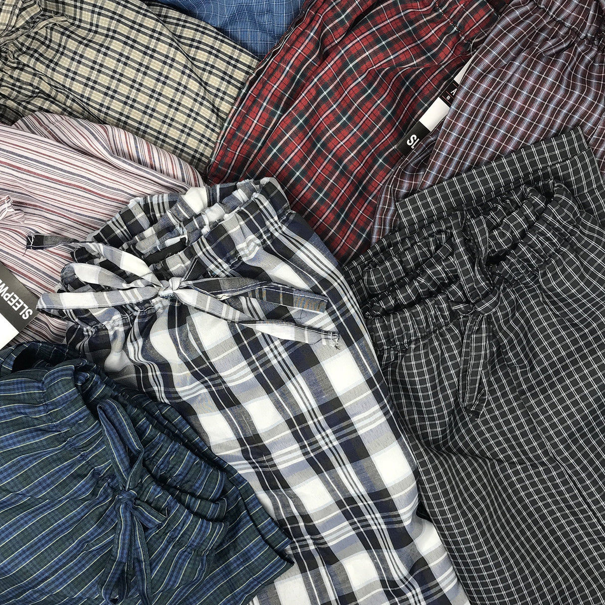 Men's Soft Poplin Woven Pajama & Sleep Jam Cargo Short Lounge Pants