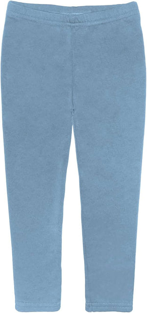 Toddler / Little Kids Unisex Cotton Stretch Snug Fitting Long Pant Leggings